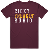 Ricky Rubio Freakin Cleveland Basketball Fan T Shirt