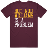 Hot Rod Williams Is A Problem Cleveland Basketball Fan Distressed T Shirt