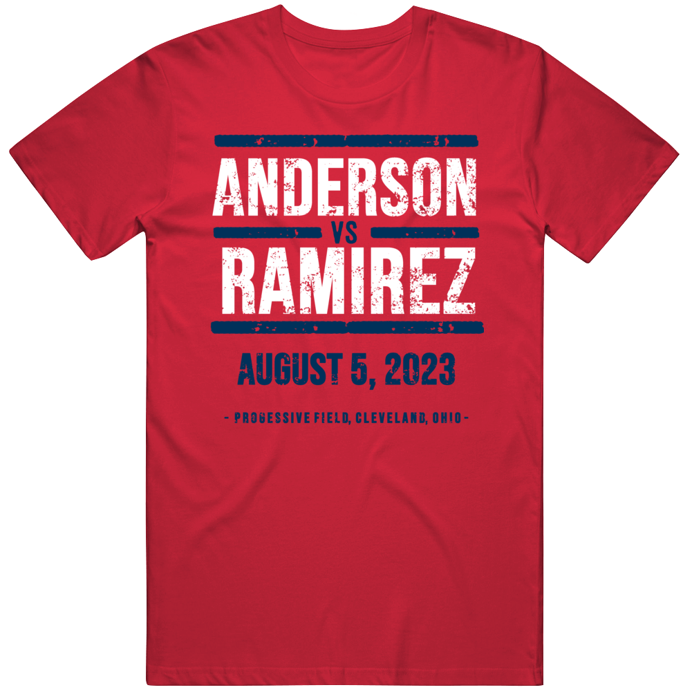 Jose Ramirez vs Tim Anderson Fight Baseball Fan Boxing Parody T