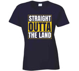 Straight Outta The Land Cleveland Basketball Fan T Shirt