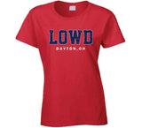 Lowd Dayton College Basketball Fan Distressed T Shirt