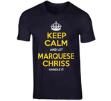 Marquese Chriss Keep Calm Cleveland Basketball Fan T Shirt