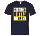Straight Outta The Land Cleveland Basketball Fan T Shirt