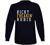 Ricky Rubio Freakin Cleveland Basketball Fan T Shirt