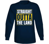 Straight Outta The Land Cleveland Basketball Fan T Shirt
