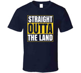 Straight Outta The Land Cleveland Basketball Fan T Shirt