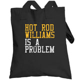 Hot Rod Williams Is A Problem Cleveland Basketball Fan Distressed T Shirt