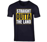 Straight Outta The Land Cleveland Basketball Fan T Shirt