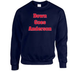 Down Goes Anderson Tim Anderson Jose Ramirez Fight Cleveland Baseball Fan T Shirt
