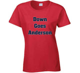 Down Goes Anderson Tim Anderson Jose Ramirez Fight Cleveland Baseball Fan v2 T Shirt