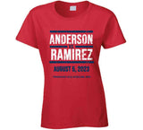 Jose Ramirez vs Tim Anderson Fight Baseball Fan Boxing Parody  T Shirt