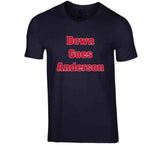 Down Goes Anderson Tim Anderson Jose Ramirez Fight Cleveland Baseball Fan T Shirt