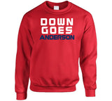 Down Goes Anderson Tim Anderson Jose Ramirez Fight Cleveland Baseball Fan V4 T Shirt