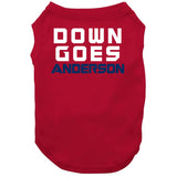 Down Goes Anderson Tim Anderson Jose Ramirez Fight Cleveland Baseball Fan V4 T Shirt