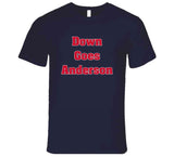 Down Goes Anderson Tim Anderson Jose Ramirez Fight Cleveland Baseball Fan T Shirt