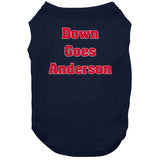 Down Goes Anderson Tim Anderson Jose Ramirez Fight Cleveland Baseball Fan T Shirt