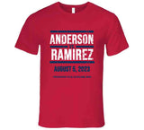 Jose Ramirez vs Tim Anderson Fight Baseball Fan Boxing Parody  T Shirt