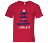 Jose Ramirez Keep Calm Cleveland Baseball Fan T Shirt