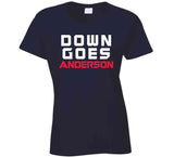 Down Goes Anderson Tim Anderson Jose Ramirez Fight Cleveland Baseball Fan V3 T Shirt