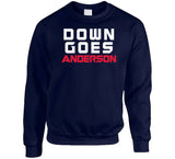 Down Goes Anderson Tim Anderson Jose Ramirez Fight Cleveland Baseball Fan V3 T Shirt