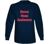 Down Goes Anderson Tim Anderson Jose Ramirez Fight Cleveland Baseball Fan T Shirt