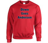 Down Goes Anderson Tim Anderson Jose Ramirez Fight Cleveland Baseball Fan v2 T Shirt