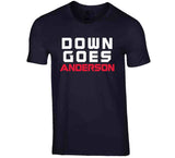 Down Goes Anderson Tim Anderson Jose Ramirez Fight Cleveland Baseball Fan V3 T Shirt