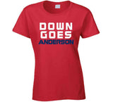 Down Goes Anderson Tim Anderson Jose Ramirez Fight Cleveland Baseball Fan V4 T Shirt