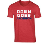 Down Goes Anderson Tim Anderson Jose Ramirez Fight Cleveland Baseball Fan V4 T Shirt