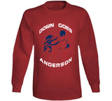 Jose Ramirez Punch Down Goes Anderson Cleveland Baseball Fan V2 T Shirt