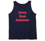 Down Goes Anderson Tim Anderson Jose Ramirez Fight Cleveland Baseball Fan T Shirt
