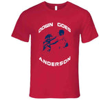 Jose Ramirez Punch Down Goes Anderson Cleveland Baseball Fan V2 T Shirt