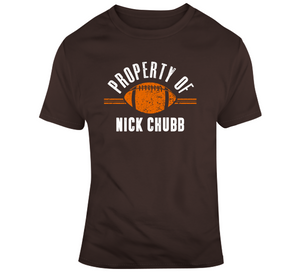 Nick Chubb Property Cleveland Football Fan T Shirt