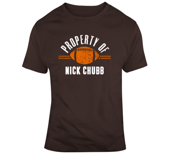 Nick Chubb Property Cleveland Football Fan T Shirt