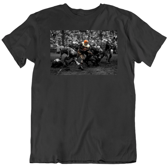 The Goat Jim Brown The Mud Game Cleveland Football Fan V2 T Shirt