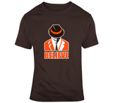 Paul Brown Believe Cleveland Football Fan T Shirt