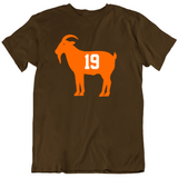 Bernie Kosar Goat 19 Legend Cleveland Football Fan T Shirt