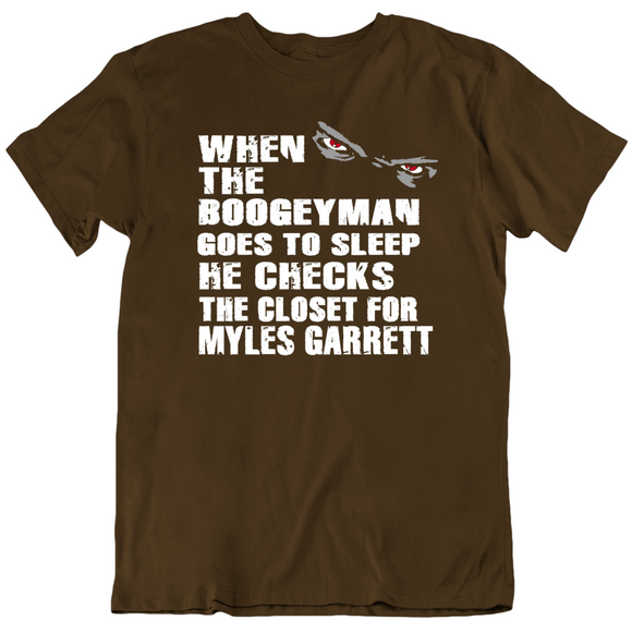 Myles Garrett Boogeyman Cleveland Football Fan V2 T Shirt