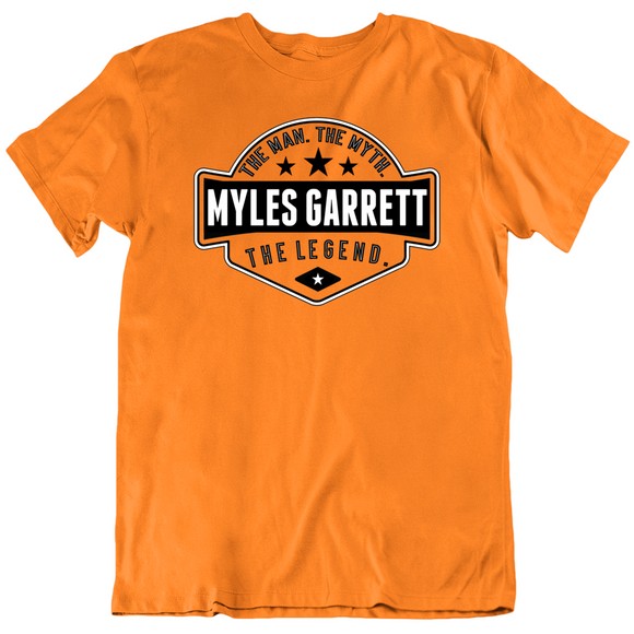 Myles Garrett The Man The Myth The Legend Cleveland Football Fan T Shirt