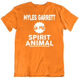 Myles Garrett Is My Spirit Animal Cleveland Football Fan V2 T Shirt