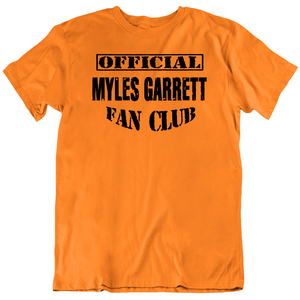 Myles Garrett Official Fan Club Cleveland Football Fan T Shirt