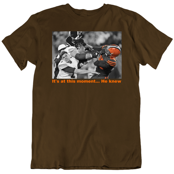 Free Myles Garrett Mason Rudolph At This Moment Cleveland Football Fan T Shirt
