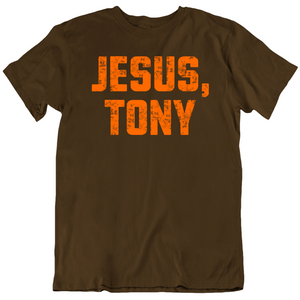 Jesus Tony Baker Mayfield Tony Grossi Funny Cleveland Football Fan T Shirt