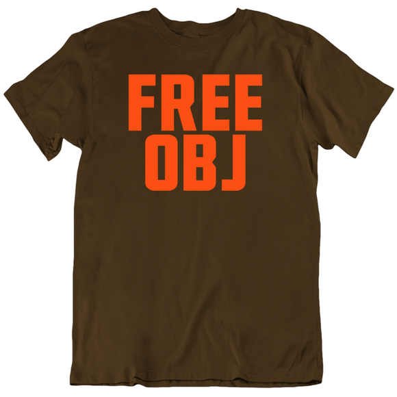 Odell Beckham Jr Free Obj Cleveland Football Fan T Shirt