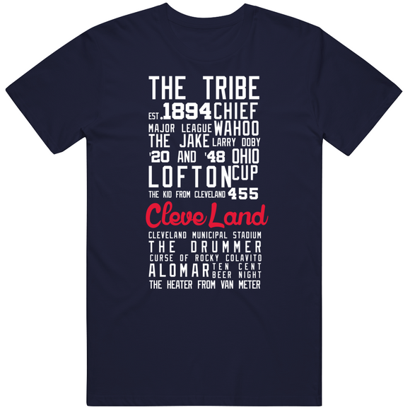 The Legend Of Cleveland Banner Cleveland Baseball Fan T Shirt