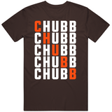 Nick Chubb X5 Cleveland Football Fan T Shirt