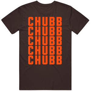 Nick Chubb X5 Cleveland Football Fan V2 T Shirt