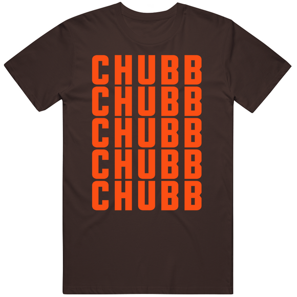 Nick Chubb X5 Cleveland Football Fan V2 T Shirt