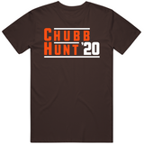 Nick Chubb Kareem Hunt 2020 Cleveland Football Fan T Shirt