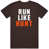 Kareem Hunt Run Like Hunt Cleveland Football Fan T Shirt